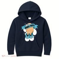 It's A Baby Boy! Kids Hoodie thumb 0