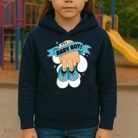 It's A Baby Boy! Kids Hoodie thumb 3