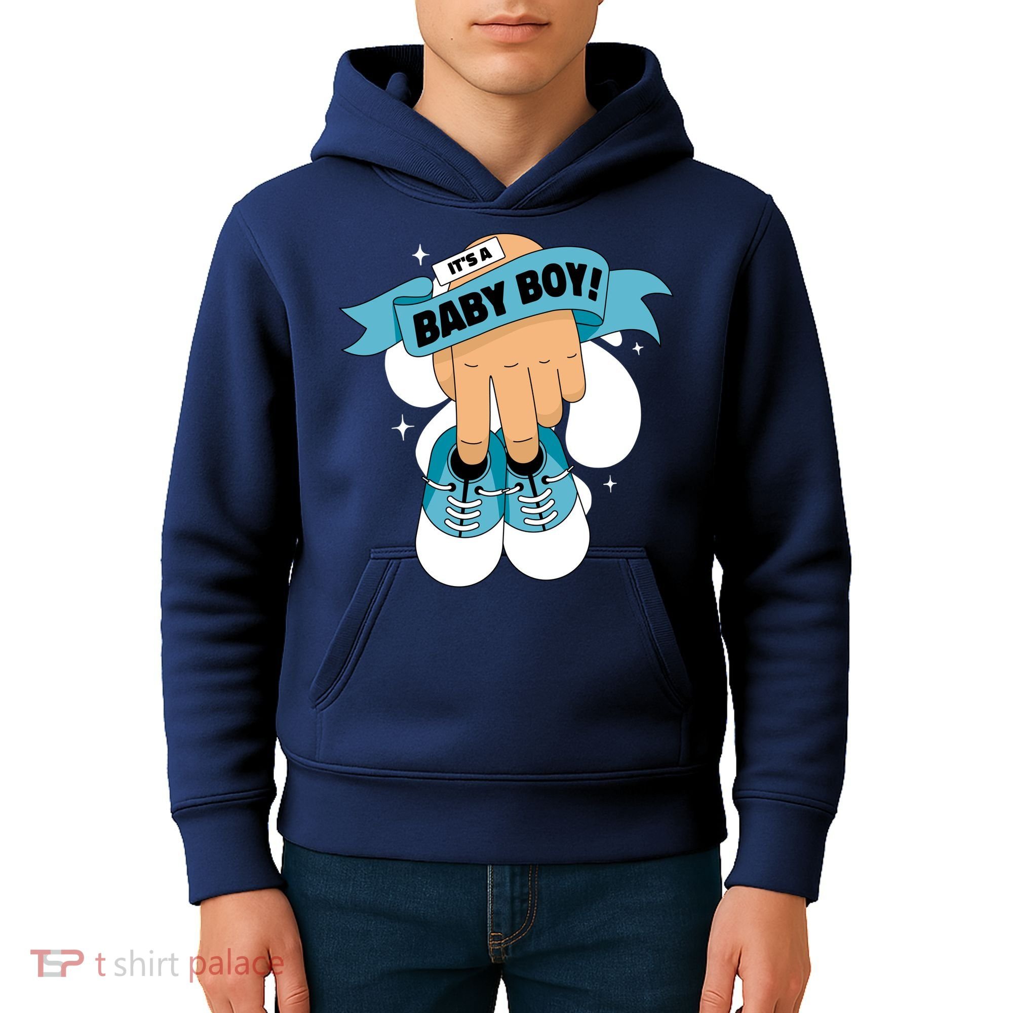 It's A Baby Boy! Kids Hoodie
