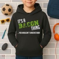 It's A Bacon Thing You Wouldn't Understand Kids Hoodie thumb 2