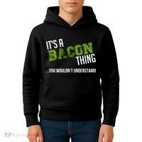 It's A Bacon Thing You Wouldn't Understand Kids Hoodie thumb 4
