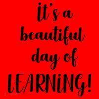 It's A Beautiful Day Of Learning! Santa Hat thumb 1