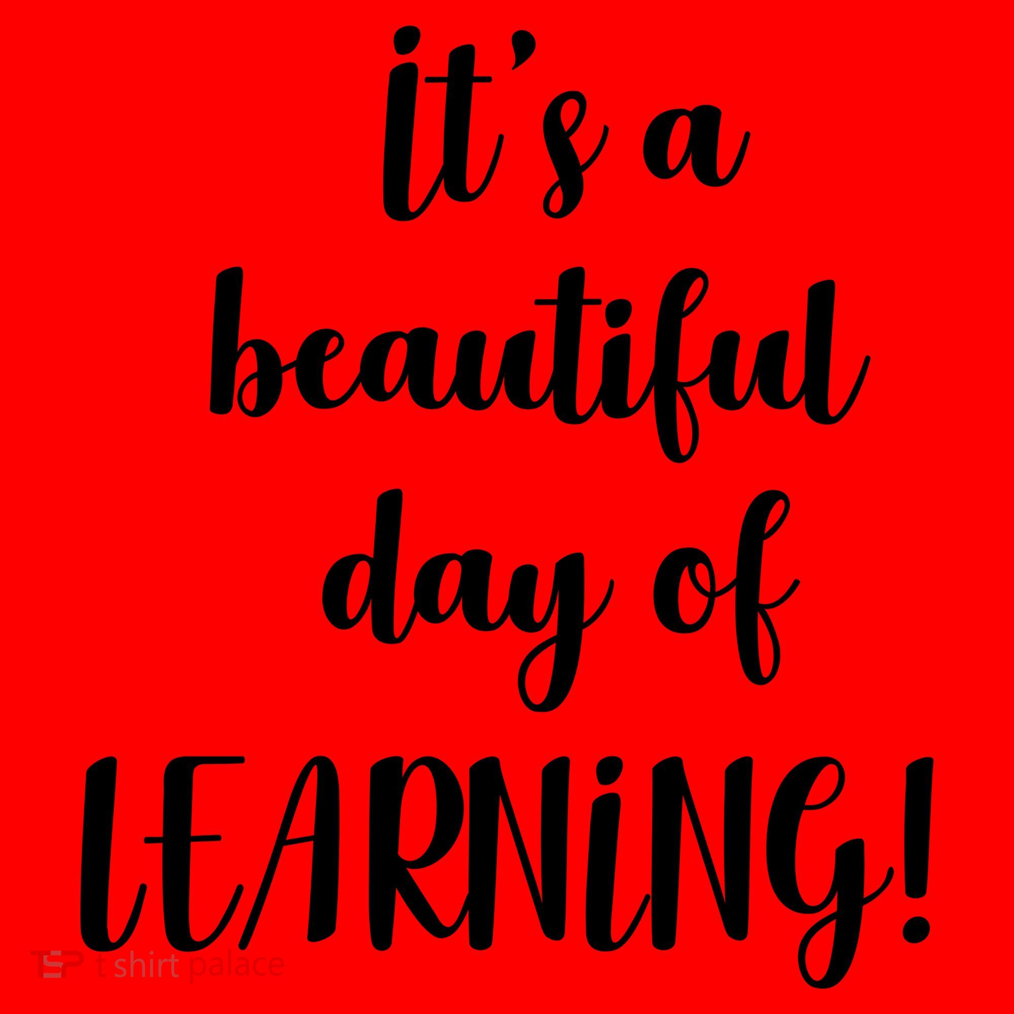 It's A Beautiful Day Of Learning! Santa Hat