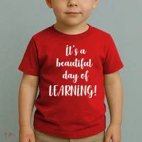 It's A Beautiful Day Of Learning! Toddler T-Shirt thumb 2