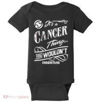 It's a Cancer Thing Zodiac Sign Horoscope Baby Bodysuit thumb 0