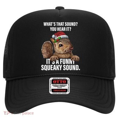 It's A Funny Squeaky Sound Christmas Squirrel Hat