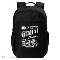 It's a Gemini Thing Zodiac Sign Horoscope Backpack thumb 0