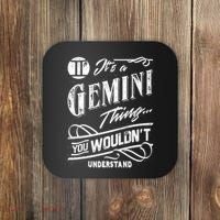 It's a Gemini Thing Zodiac Sign Horoscope Coaster thumb 0