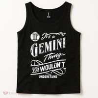 It's a Gemini Thing Zodiac Sign Horoscope Tank Top thumb 2