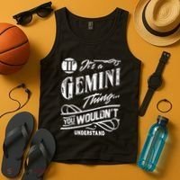 It's a Gemini Thing Zodiac Sign Horoscope Tank Top thumb 4