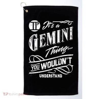 It's a Gemini Thing Zodiac Sign Horoscope Golf Towel
