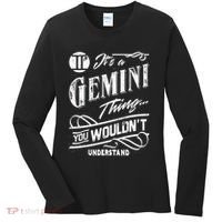 It's a Gemini Thing Zodiac Sign Horoscope Women's Long Sleeve Shirt thumb 0