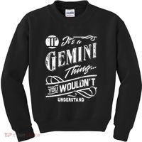 It's a Gemini Thing Zodiac Sign Horoscope Kids Sweatshirt thumb 0