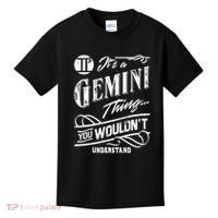 It's a Gemini Thing Zodiac Sign Horoscope Kids T-Shirt thumb 0