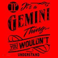It's a Gemini Thing Zodiac Sign Horoscope Santa Hat thumb 1