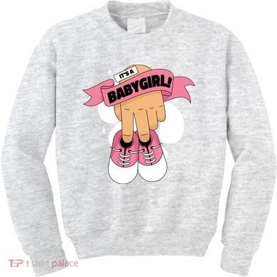 It's A Girl Kids Sweatshirt