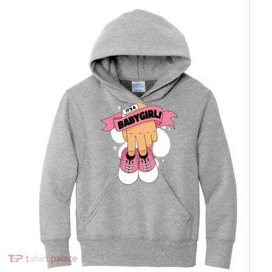 It's A Girl Kids Hoodie