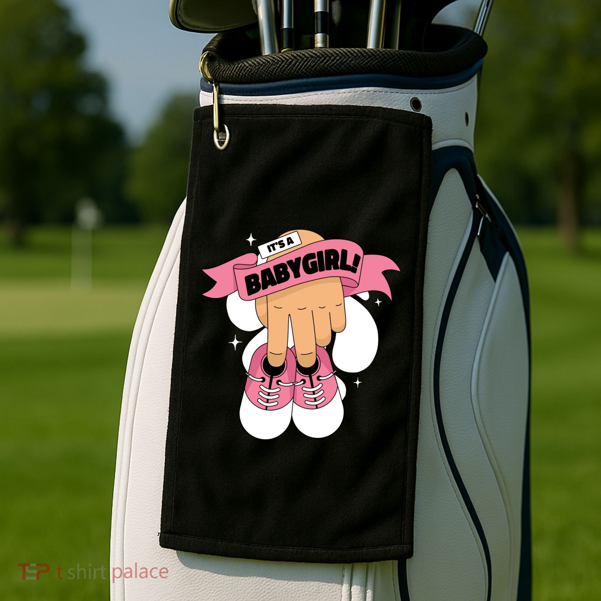 It's A Girl Golf Towel
