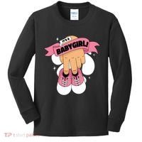 It's A Girl Kids Long Sleeve Shirt thumb 0