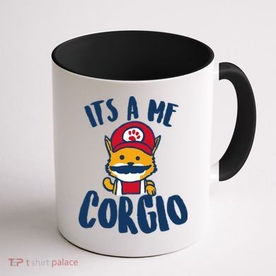 It's A Me Corgio  Coffee Mug back