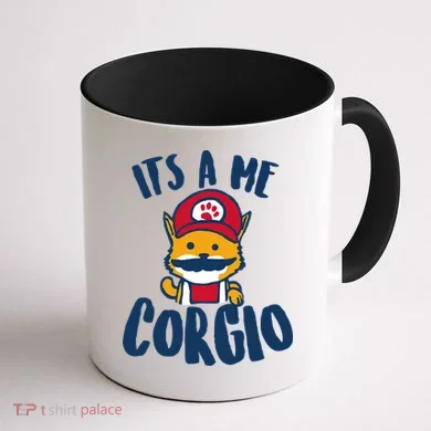 It's A Me Corgio  Coffee Mug back