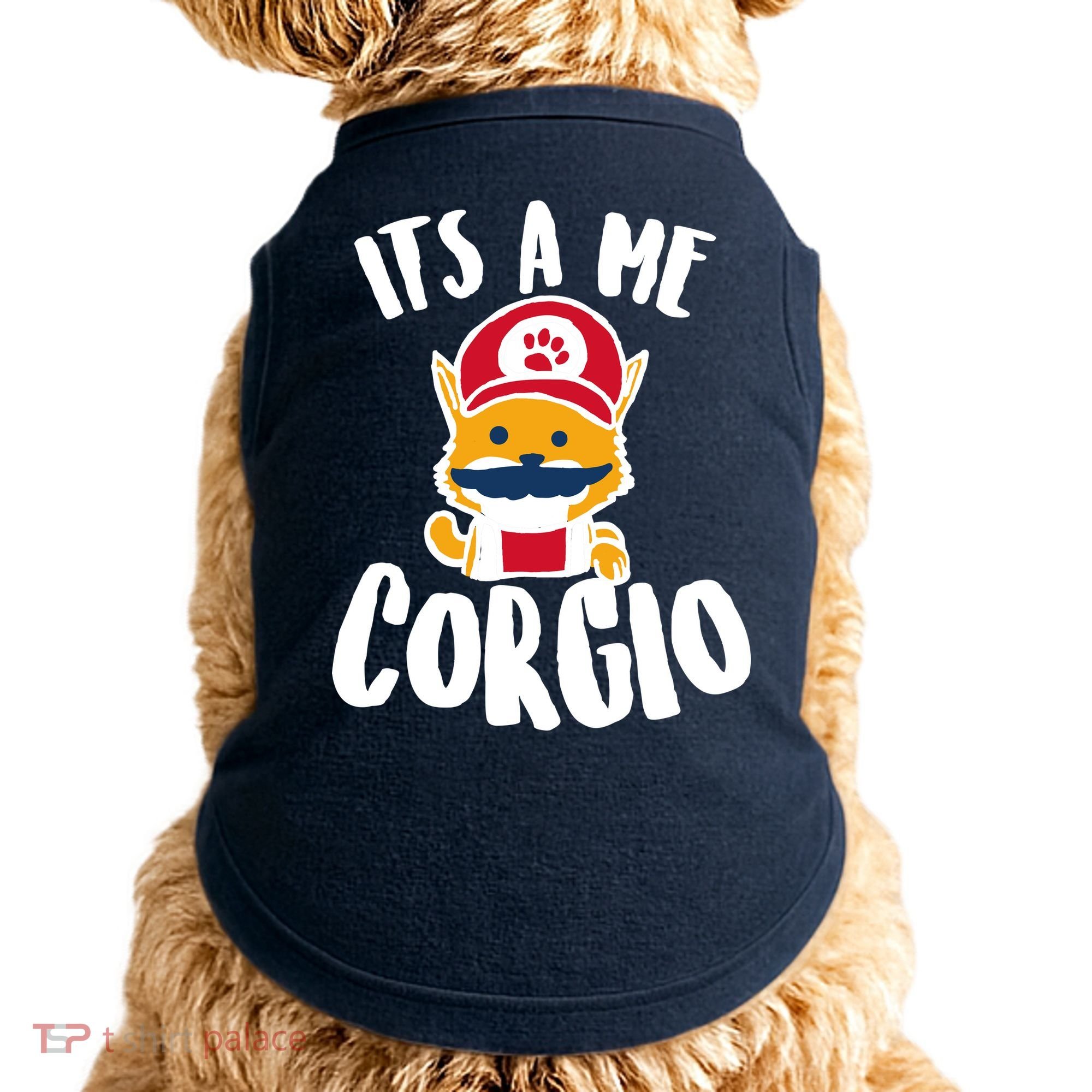 It's A Me Corgio  Doggie Tank