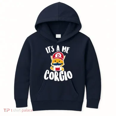 It's A Me Corgio Kids Hoodie