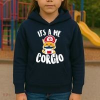 It's A Me Corgio  Kids Hoodie thumb 3