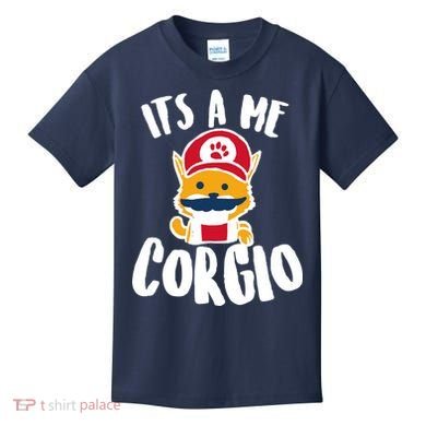 It's A Me Corgio  Kids T-Shirt