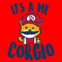It's A Me Corgio  Santa Hat thumb 1