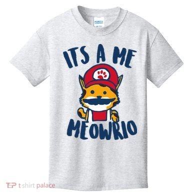 It's A Me Meowrio Kids T-Shirt
