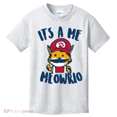 It's A Me Meowrio Kids T-Shirt