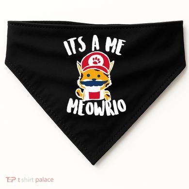 It's A Me Meowrio USA-Made Doggie Bandana