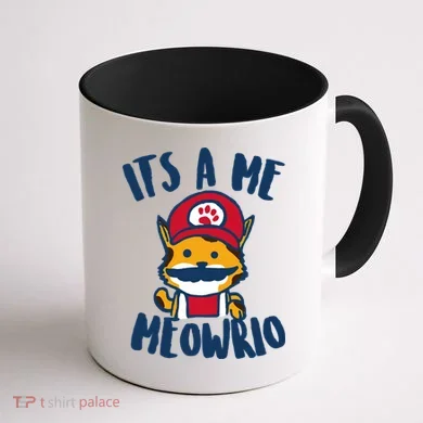 It's A Me Meowrio Coffee Mug back