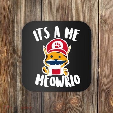 It's A Me Meowrio Coaster