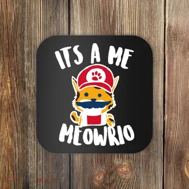It's A Me Meowrio Coaster
