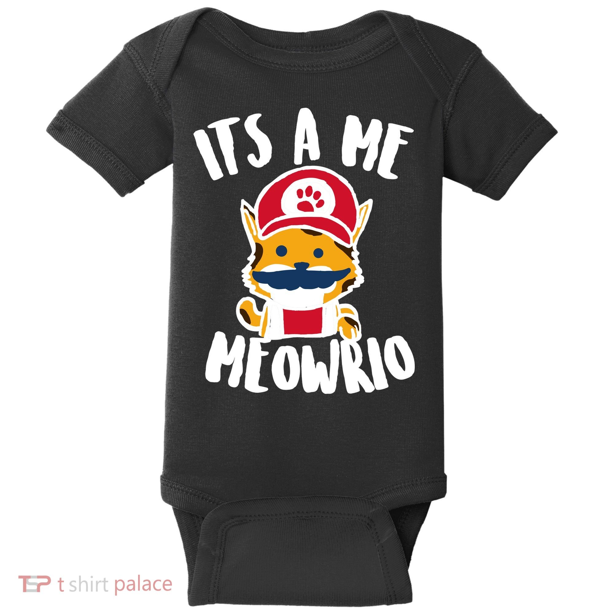 It's A Me Meowrio Baby Bodysuit