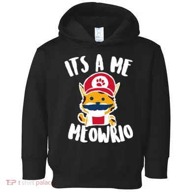 It's A Me Meowrio Toddler Hoodie