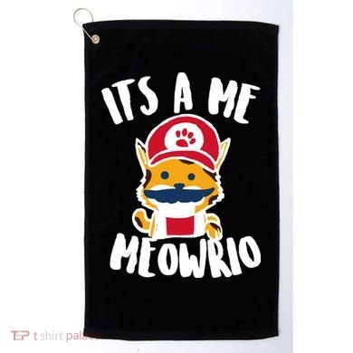 It's A Me Meowrio Golf Towel