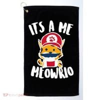It's A Me Meowrio Golf Towel thumb 0