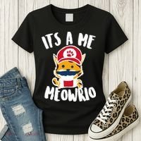 It's A Me Meowrio Women's T-Shirt thumb 3