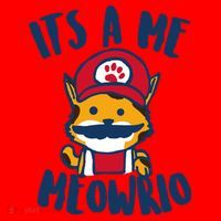 It's A Me Meowrio Santa Hat thumb 1