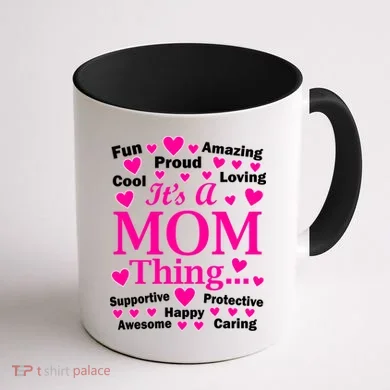 It's A Mom Thing Coffee Mug back