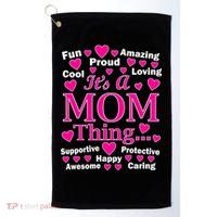 It's A Mom Thing Golf Towel thumb 0