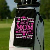 It's A Mom Thing Golf Towel thumb 2