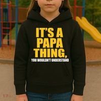 It's A Papa Thing You Wouldn't Understand Kids Hoodie thumb 3