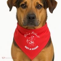 It's A Pitbull Not A Shark USA-Made Doggie Bandana thumb 1