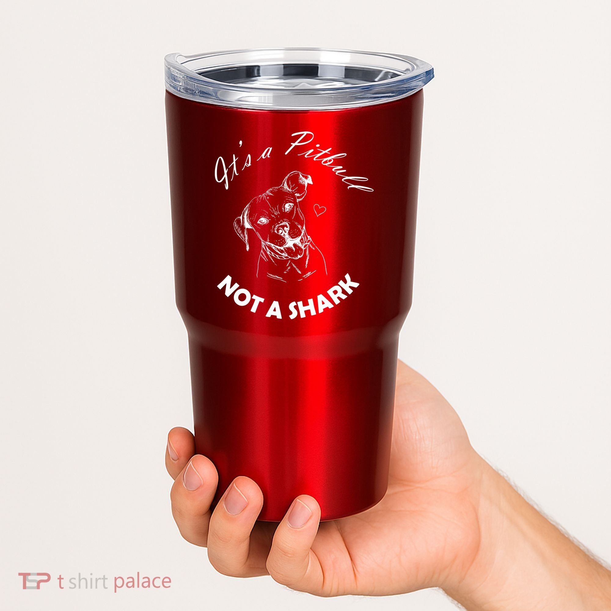 It's A Pitbull Not A Shark Tumbler