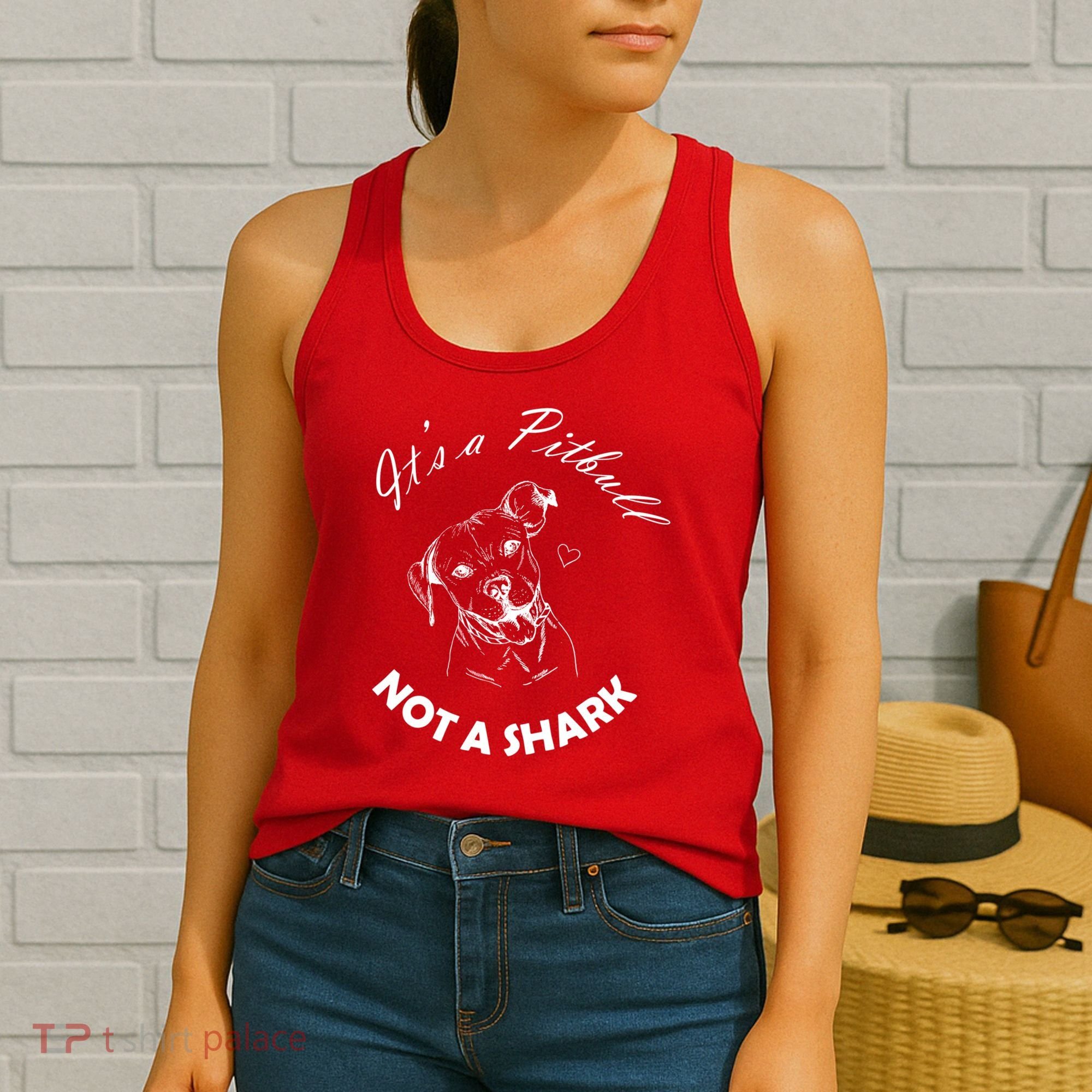 It's A Pitbull Not A Shark Women's Tank Top