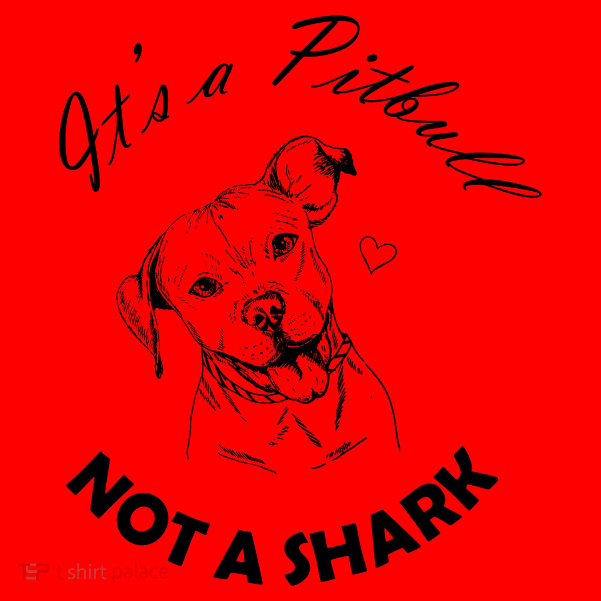 It's A Pitbull Not A Shark Santa Hat